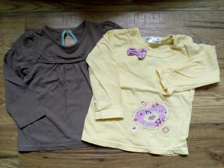 Trička s dlhym rukavom, 74