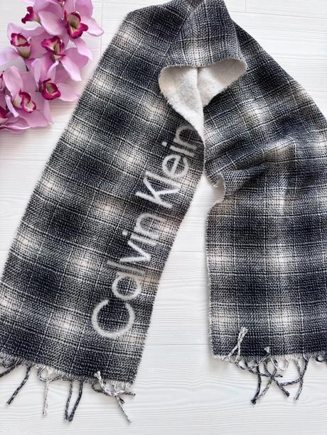 Calvin klein - vlnený šál, calvin klein