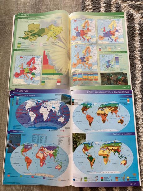 Školské atlasy-prvé vyd.1998,