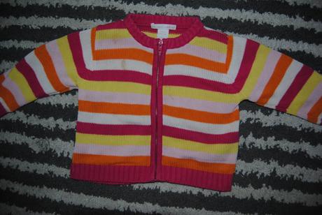 Pásikavý svetrík, h&m,74