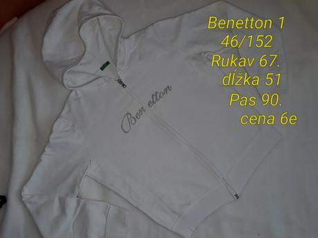 Benetton mikina 146/152, benetton,146