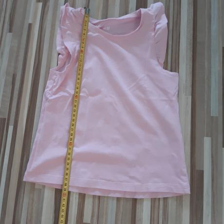 Tričko s volánikovým rukávom, h&m,110
