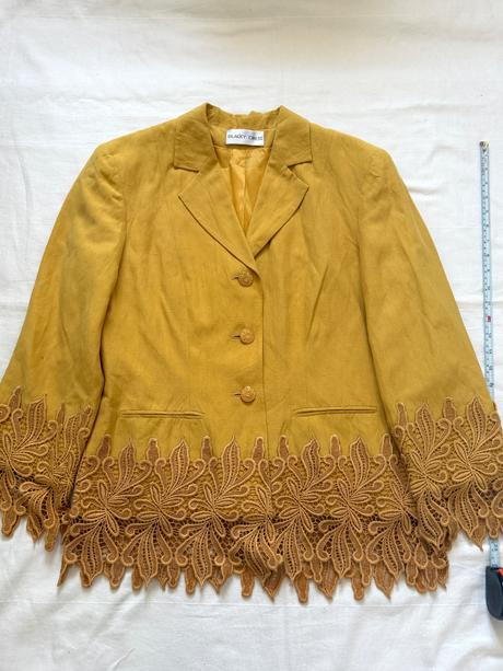 Jedinečný 3-dielny vintage komplet blacky dress, 42