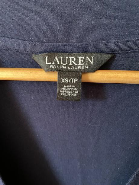 Zavinovací top s riasením véčkový výstrih, ralph lauren,xs