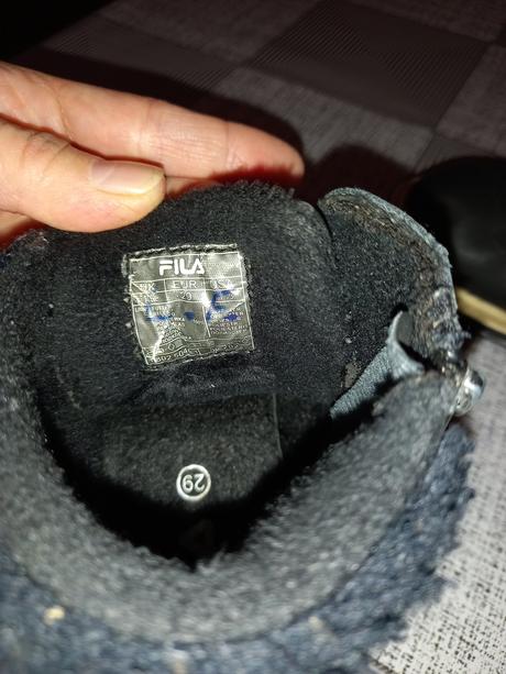 Zateplené topánky, fila,29