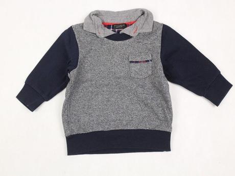 Frajerská s golierikom mikina 12-18 m. a, next,86