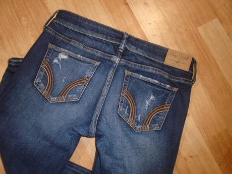 Hollister potrhané skinny rifle w28, hollister,38