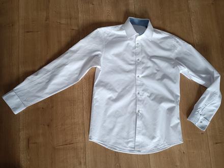 Biela bavlnená košeľa v s, s