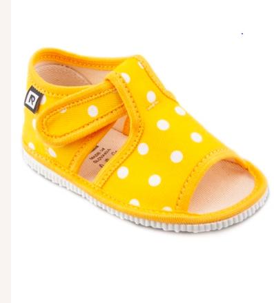 Rak papuče žltá bodka veľkosť 30 nové, rak,30