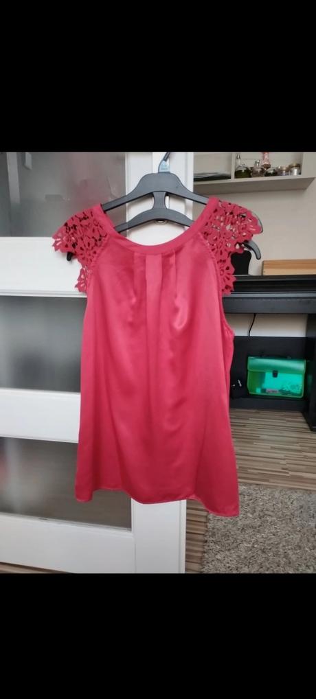 Červený top krásny, blúzka m, m