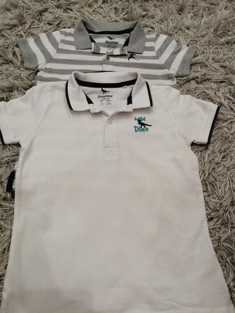 Polo tričká 110/116, lupilu,110