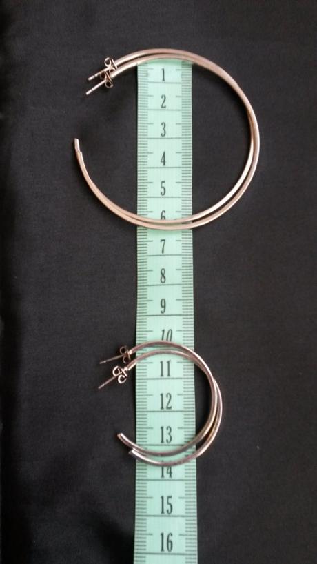 Kruhove nausnice - rozne, 