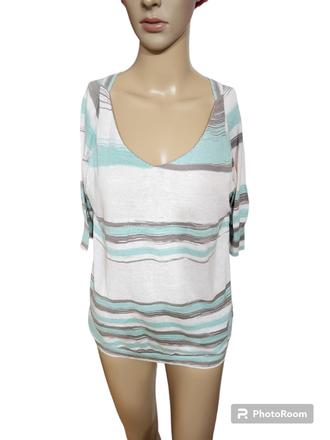 Dámske bavlnené tričko s 3/4 rukávmi, m