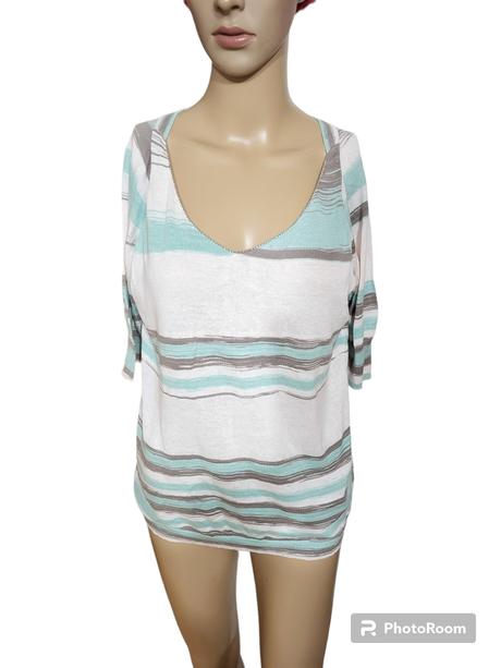 Dámske bavlnené tričko s 3/4 rukávmi, m