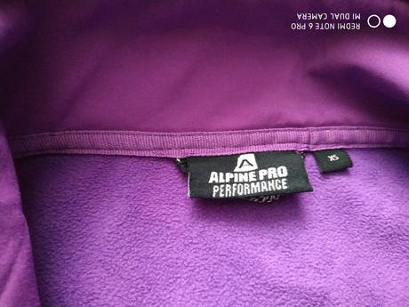 Dámska softfelova bunda, alpine pro,xs