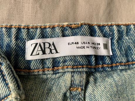 Riflové šortky, zara,40