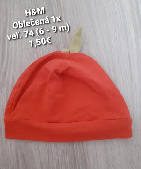 Čiapka h&m veľ. 74, h&m,74