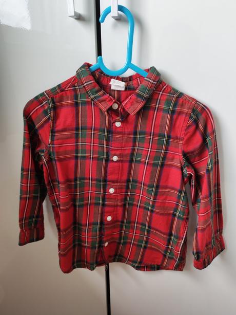 Karovana košeľa, h&m,98