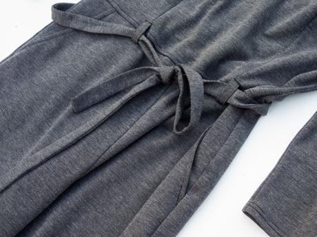 Pekný elastický overal s vysokým pásom, 38