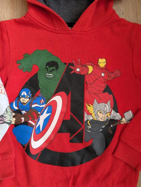 Mikina marvel, h&m,122