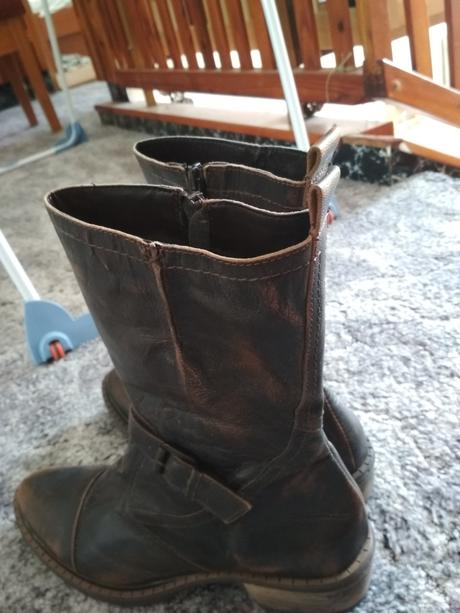 Kožené trendy cizmy, 41