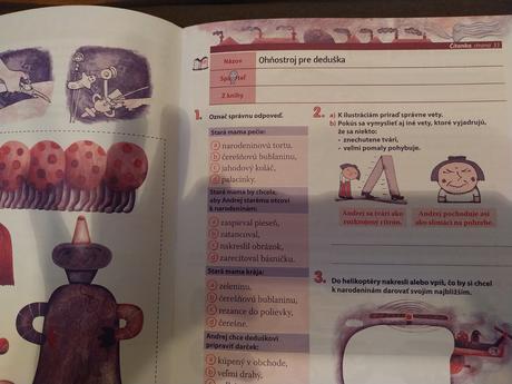Čítanka pracovný zošit pre 3. ročník, 