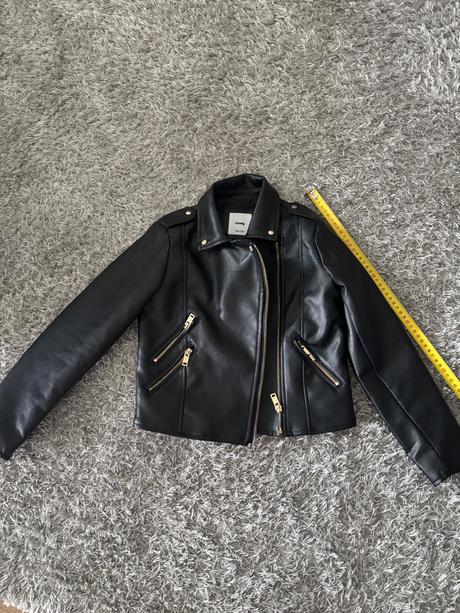 Koženková bundička pre dievčatko, sinsay,134