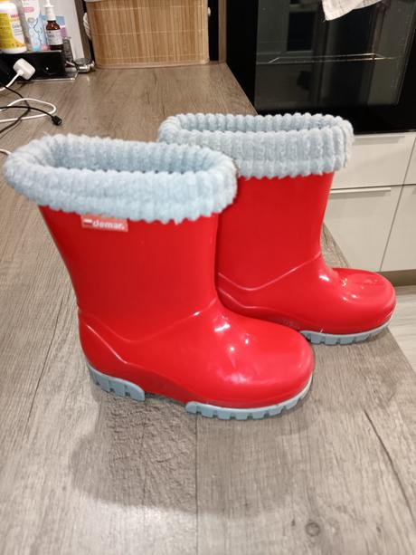 Detské zateplene gumáky demar, demar,23