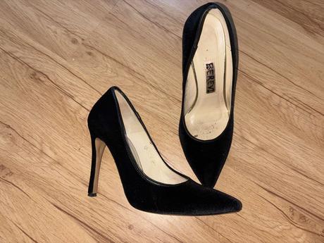 Zamatové kožené topánky berevi 37, 37