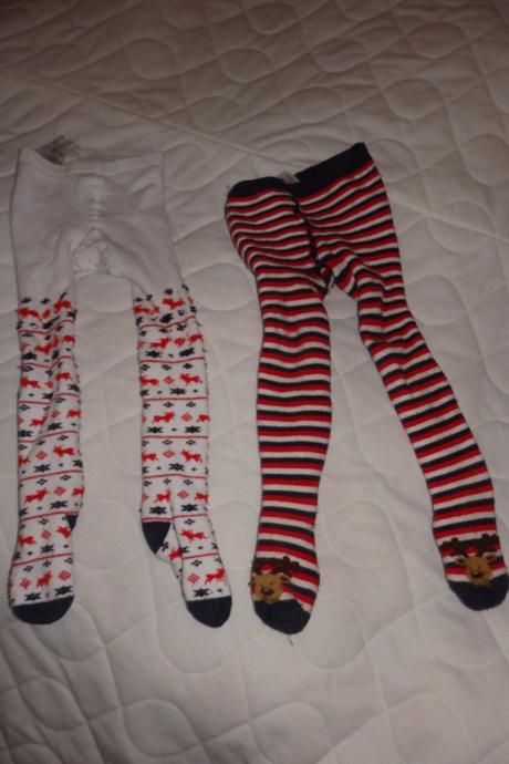 2ks teplých pančušiek bonprix 2-3 roky, bonprix,98