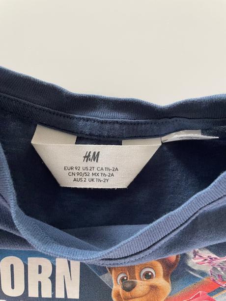 Tričko paw patrol, zn. h&m, v. 92, h&m,92