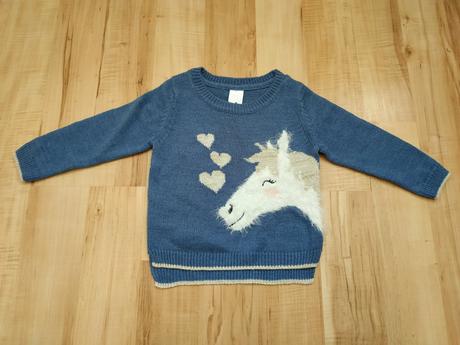 Krasny dievčenský sveter s koníkom veľ. 92, palomino,92