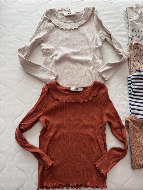 Dievčenské tričká, h&m,128