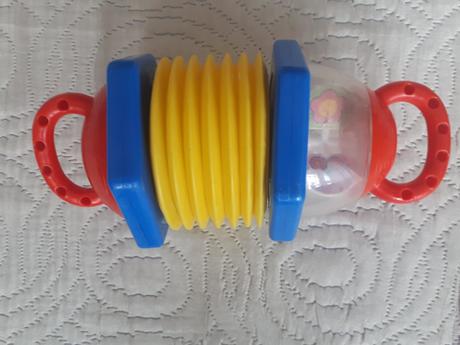 Retro detská plastová harmonika, 