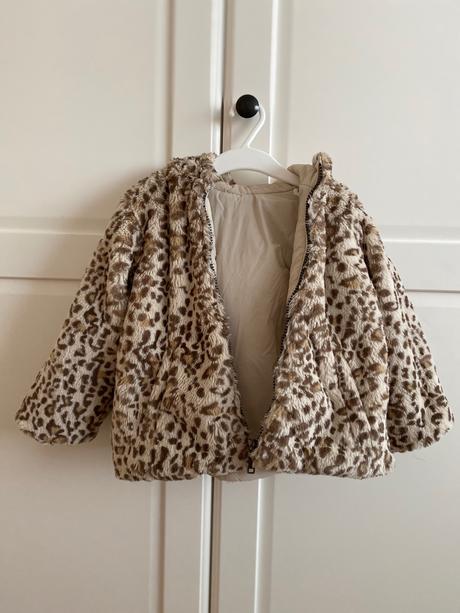 Zimná obojstranna bundička, zara,98