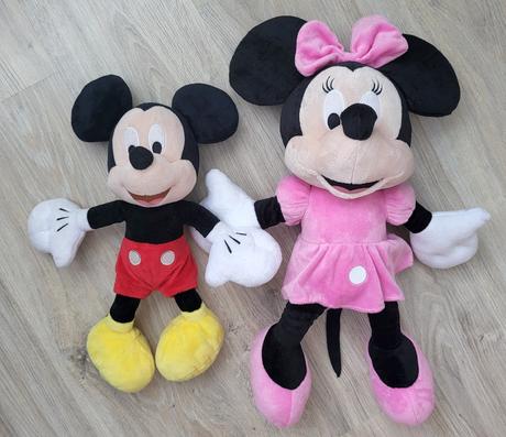 Veľká minnie 50cm a mickey 40cm,