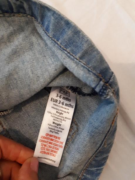 Riflová sukňa, f&f,68