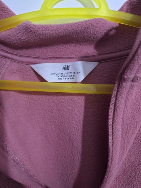 Tenka flisova mikina, h&m,122