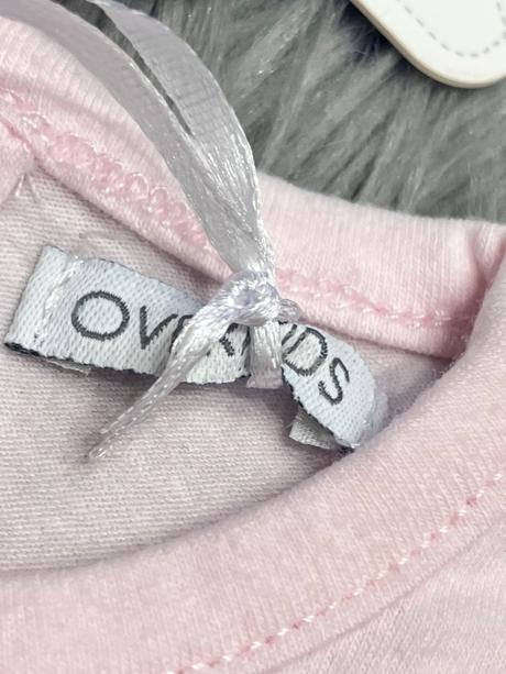 Dievčenské tričko s mašličkou overkids (56), 56 / 62