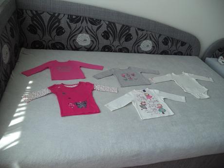 4 x tričko s dlhým rukávom a body k tomu, 74, early days,74