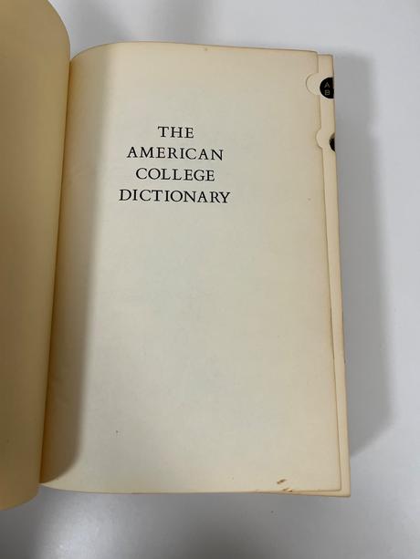 The american college dictionary 1968,