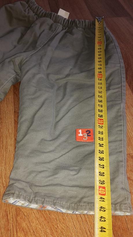 Zateplene nohavice 74, 74