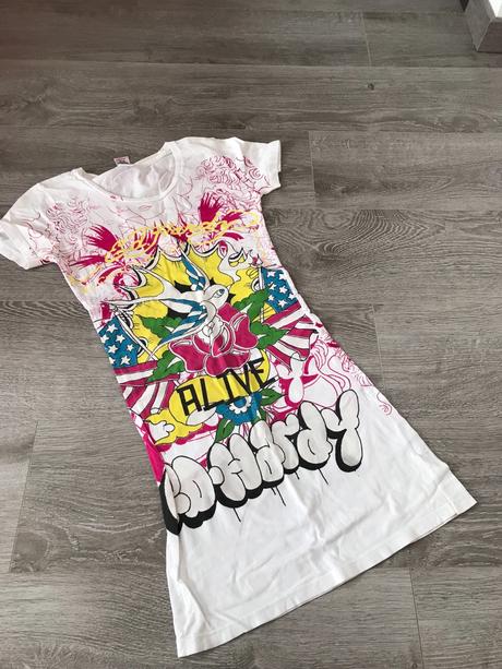 Ed hardy letna predlzene tricko, ed hardy,xs