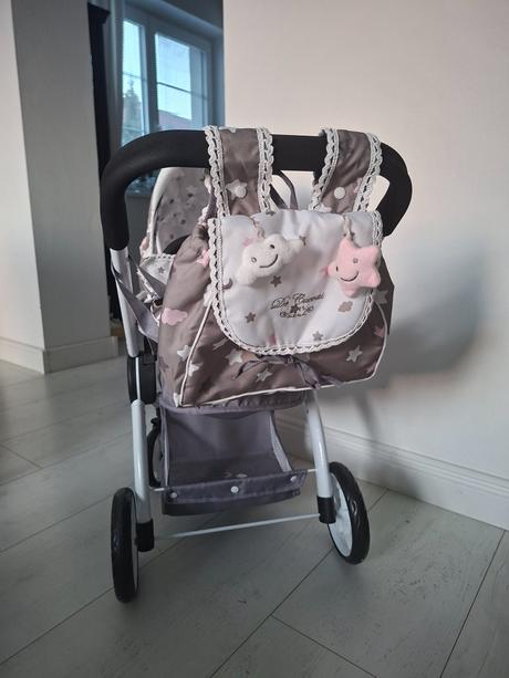 Kočík pre bábiku+postieľka, 