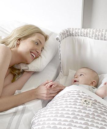 postieľka na spoločné spanie rodiča a dieťatka,