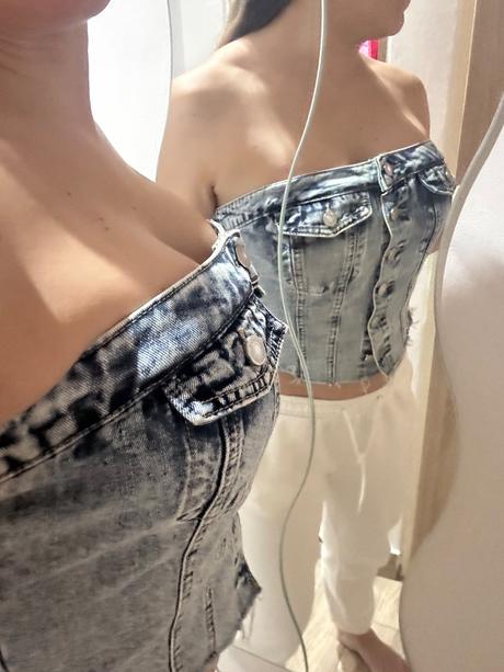 Denim top, m