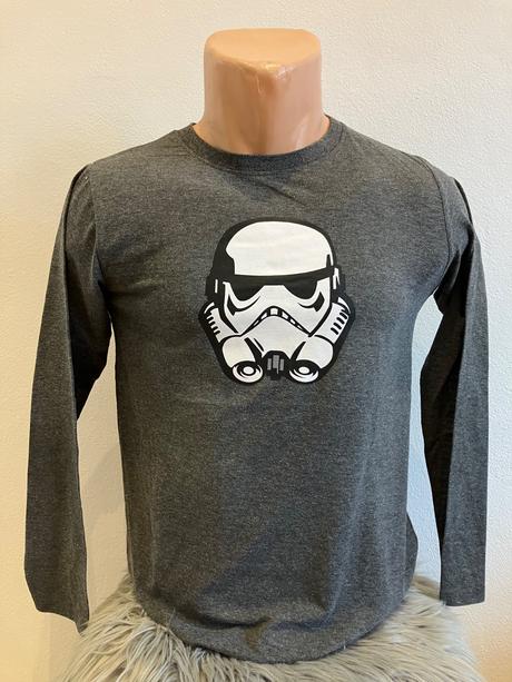 Chlapčenské tričko tmavosivé star wars (12-13r.), 158