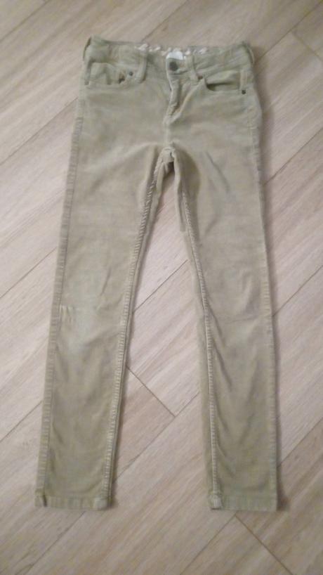 Menčestrové nohavice, h&m,152