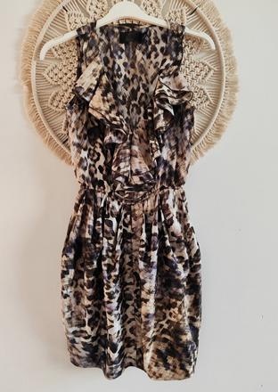 Šaty so zvieracím vzorom h&m, h&m,s
