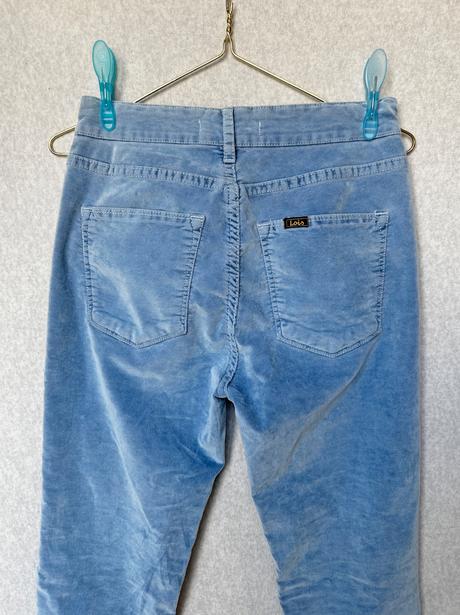 Zamatové skinny nohavice, xs